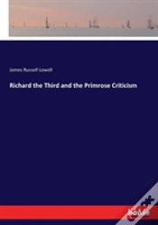 Capa do artigo Richard The Third And The Primrose Criticism