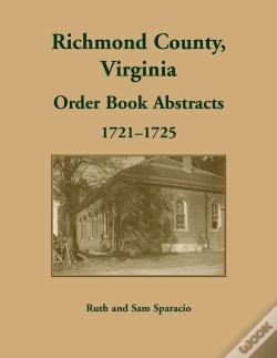 Capa do artigo Richmond County, Virginia Orders, 1721-1725