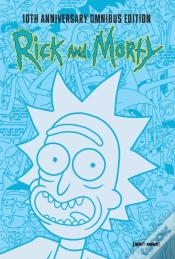 Capa do artigo Rick And Morty 10th Anniversary Omnibus Vol. 1 Hc (Cvr A)