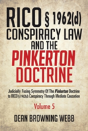 Rico 1962(D) Conspiracy Law And The Pinkerton Doctrine - Preview