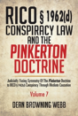 Rico 1962(D) Conspiracy Law And The Pinkerton Doctrine - Preview