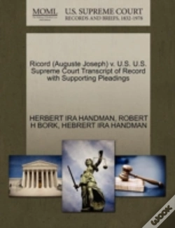 Capa do artigo Ricord (Auguste Joseph) V. U.S. U.S. Supreme Court Transcript Of Record With Supporting Pleadings
