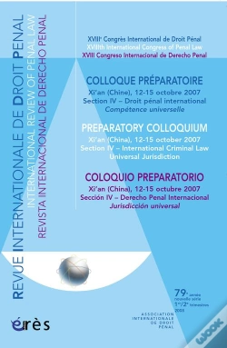 Capa do artigo Ridp 1/2 2008 Colloque Preparatoire