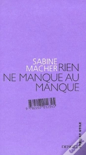 Capa do artigo Rien Ne Manque Au Manque