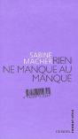 Rien Ne Manque Au Manque - Preview