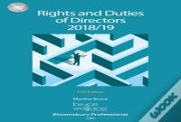 Rights And Duties Of Directors 2018/19