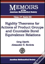 Capa do artigo Rigidity Theorems For Actions Of Product Groups And Countable Borel Equivalence Relations