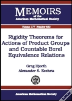 Capa do artigo Rigidity Theorems For Actions Of Product Groups And Countable Borel Equivalence Relations