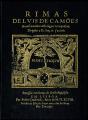 Rimas de Luis de Camões - Preview