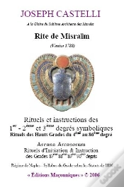 Capa do artigo Rite De Misraim Rituels Du 1er Au 90eme Degre