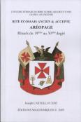 Rite Ecossais Ancien Et Accepte Areopage ; Rituels Du 19eme Au 30eme Degre