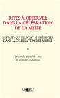Rites À Observer Dans La Célébration De La Messe - Preview
