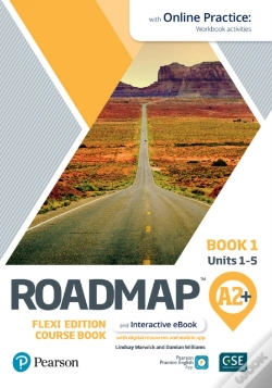 Capa do artigo Roadmap A2+ Flexi Edition Course Book 1 With Ebook And Online Practice Access