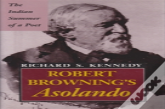 Robert Browning'S ""Asolando