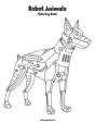 Robot Animals Coloring Book 1 - Preview