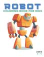Robot Coloring Book For Kids Ages 2-4 - Preview