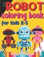 Robot Coloring Book Forkids 2-5 - Preview