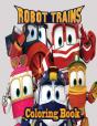 Robot Trains Coloring Book - Preview