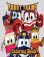 Robot Trains Coloring Book - Preview