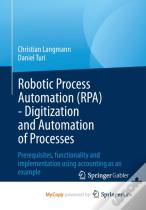 Robotic Process Automation (Rpa) - Digitization And Automation Of Processes