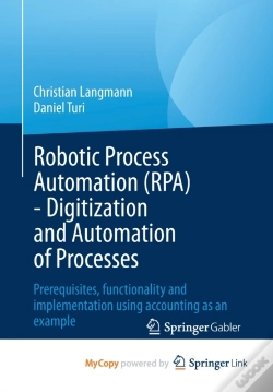 Capa do artigo Robotic Process Automation (Rpa) - Digitization And Automation Of Processes