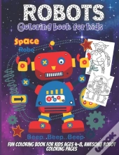 Robots Coloring Book For Kids