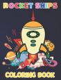 Rocket Ships Coloring Book - Preview