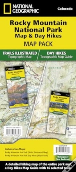 Capa do artigo Rocky Mountain National Park Map & Day Hikes (Map Pack Bundle)