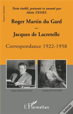 Capa do artigo Roger Martin Du Gard Jacques De Lacretelle : Correspondance ; 1922-1958