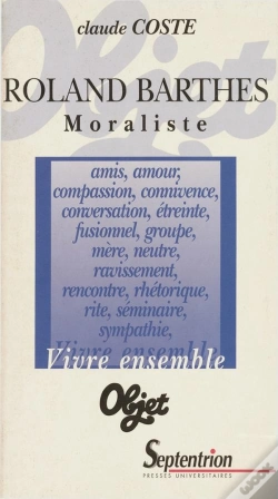 Capa do artigo Roland Barthes Moraliste