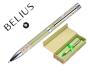 Roller belius retro verde matcha prateado tinta preta caixa de oferta - Preview