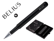 Capa do artigo Roller e bolsa de couro belius preto tinta preta caixa de oferta