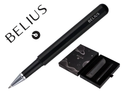 Capa do artigo Roller e bolsa de couro belius preto tinta preta caixa de oferta