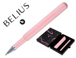 Capa do artigo Roller e bolsa de couro belius rosa tinta preta caixa de oferta