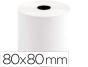 Rolo termico para impressora 80x80x11 mm 58 gr (5 unidades) - Preview