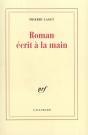 Roman Écrit À La Main - Preview