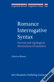 Capa do artigo Romance Interrogative Syntax