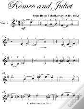 Capa do artigo Romeo And Juliet Easy Violin Sheet Music