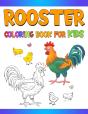Rooster Coloring Book For Kids - Preview