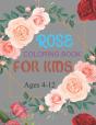 Rose Coloring Book For Kids Ages 4-12 - Preview