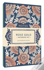 Capa do artigo Rose Gold Notebook Set - Two Foil-Stamped Notebooks