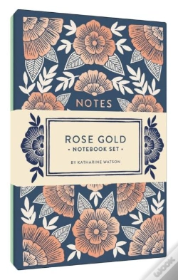 Capa do artigo Rose Gold Notebook Set - Two Foil-Stamped Notebooks