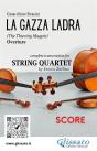 Rossini: La Gazza Ladra Overture  Full Score For String Quartet (Intermediate/Advanced Level) - Preview
