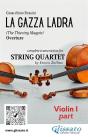 Rossini: La Gazza Ladra Overture  Violin I Part For String Quartet (Intermediate/Advanced Level) - Preview
