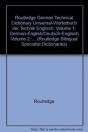 Routledge German Technical Dictionary - Preview