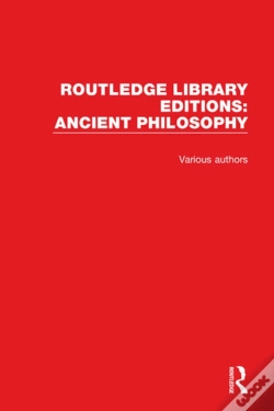 Capa do artigo Routledge Library Editions: Ancient Philosophy