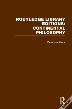 Capa do artigo Routledge Library Editions: Continental Philosophy