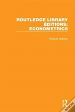 Capa do artigo Routledge Library Editions: Econometrics