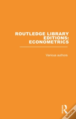 Capa do artigo Routledge Library Editions: Econometrics