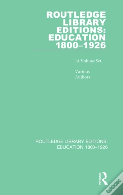 Capa do artigo Routledge Library Editions: Education 1800-1926
